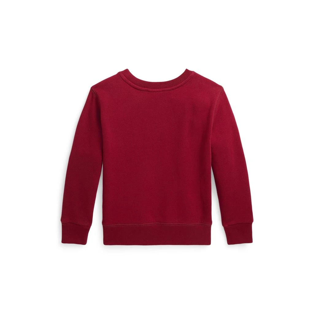 商品Ralph Lauren|Polo Bear Fleece Sweatshirt (Toddler/Little Kids),价格¥374,第2张图片详细描述
