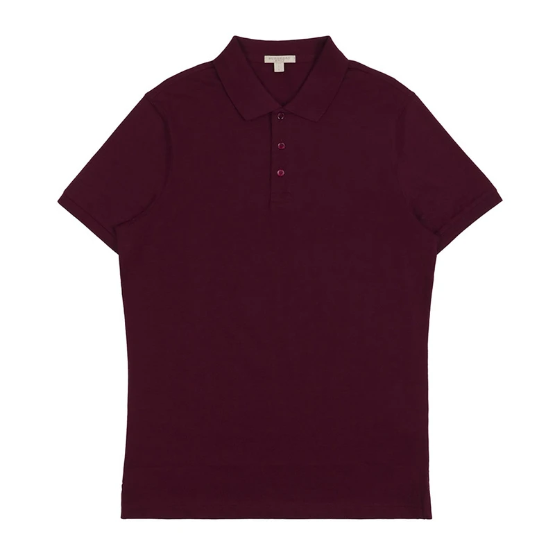 商品Burberry|BURBERRY 男士POLO衫深红色 3949424,价格¥1066,第1张图片