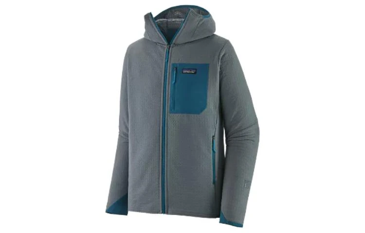 商品[国内直发] Patagonia|patagonia巴塔哥尼亚 巴塔哥尼亚 R2 TechFace Logo贴标连帽保暖软壳抓绒夹克 男款,价格¥2341,第4张图片详细描述