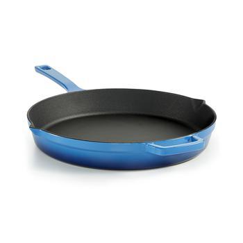 商品Martha Stewart|Enameled Cast Iron 12" Fry Pan, Created for Macy's  铸铁煎锅 平底锅 12英寸,价格¥344,第1张图片