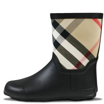 商品Burberry|Ranmoor Check Boots Black ,价格¥969,第1张图片