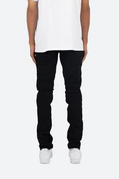 商品MNML| M315 Stretch Moto Denim - Black ,价格¥378,第4张图片详细描述