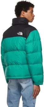 商品 The North Face|男款 1996 Retro Nuptse 复古羽绒夹克 黑绿色,价格¥1362-¥1429,第3张图片详细描述