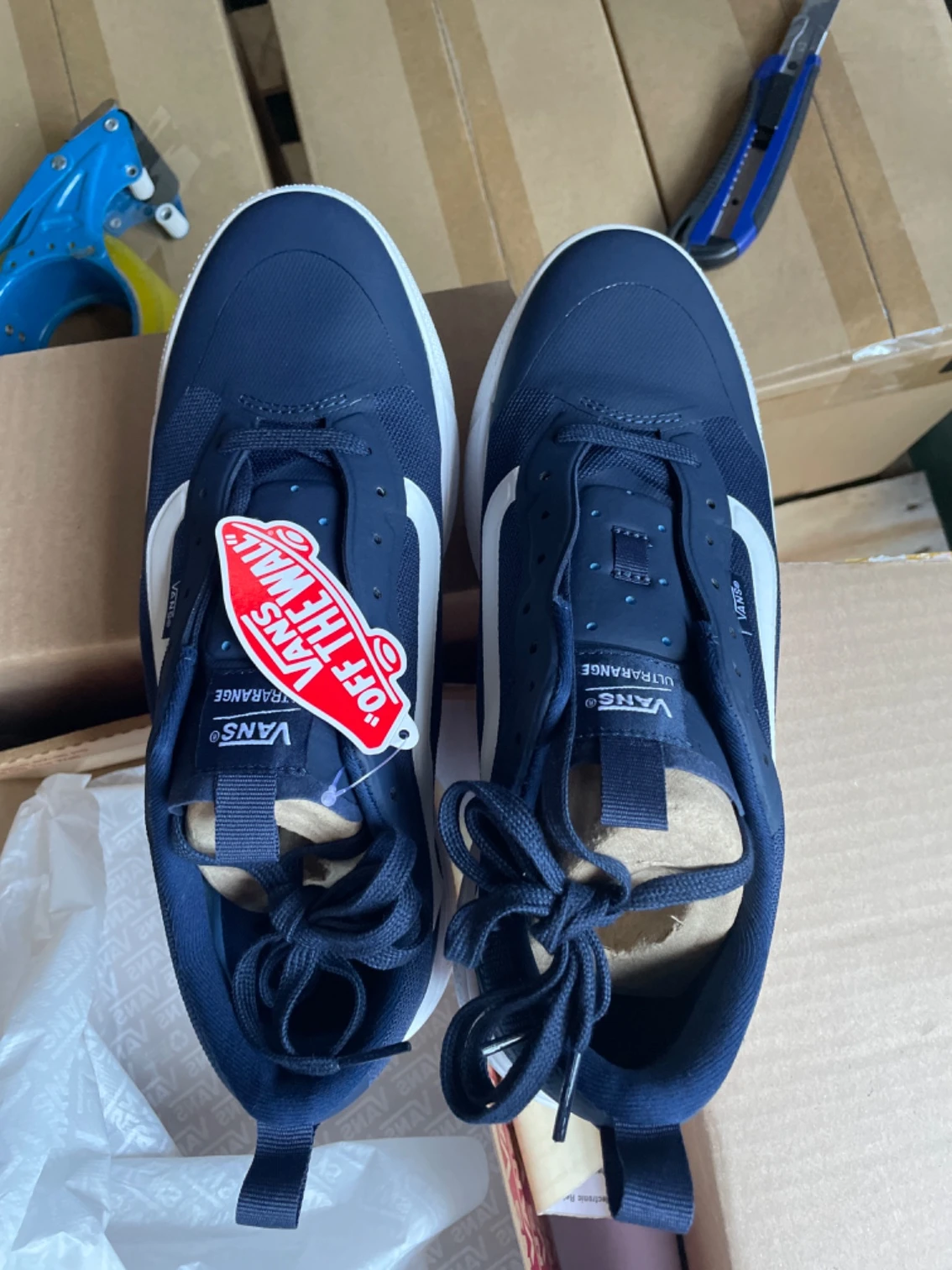 商品Vans|Vans Ultrarange Exo Dress Blues/True White VN0A4U1K4M01 Men's ,价格¥835,第2张图片详细描述