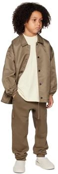 商品Essentials|Kids Brown '1977' Coaches Jacket ,价格¥541,第4张图片详细描述