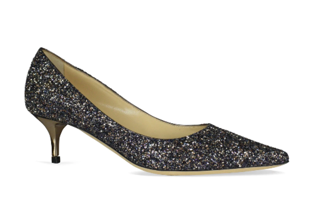 商品Jimmy Choo|Aza pumps with multicolored glitter｜包邮【北美直发，预售下单2周后发货】,价格¥2846,第3张图片详细描述