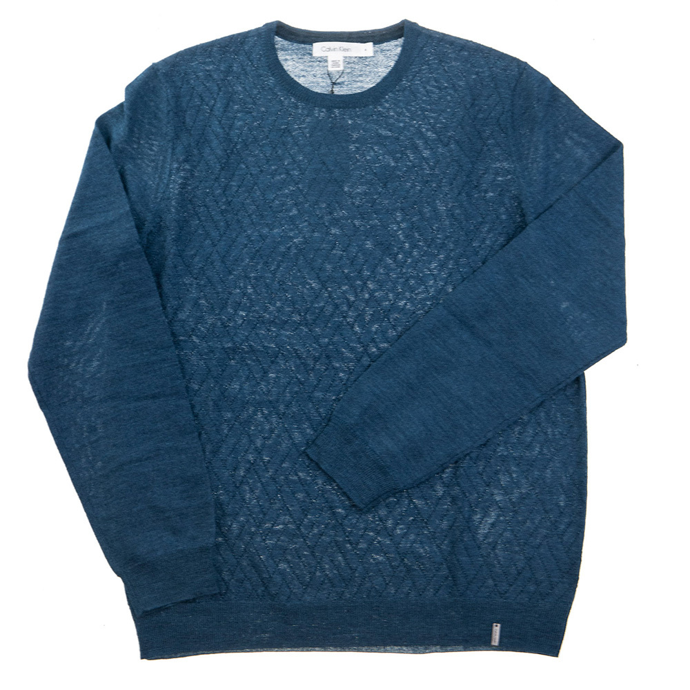 商品Calvin Klein|包邮 | 男士圆领羊毛衫 40QS346-442（预计一周发货）【Z洛杉矶直发】,价格¥364,第3张图片详细描述