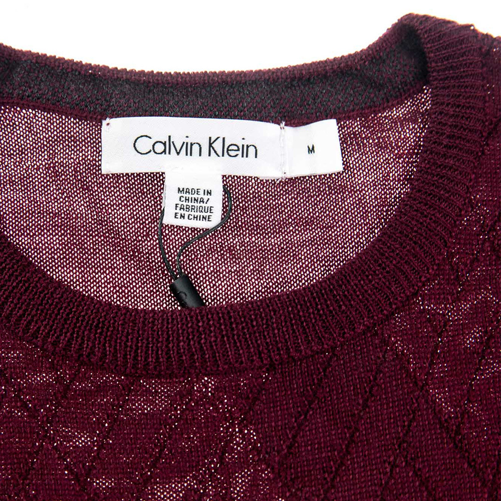 商品Calvin Klein|包邮 | 男士圆领羊毛衫 40QS346-602（预计一周发货）【Z洛杉矶直发】,价格¥364,第3张图片详细描述