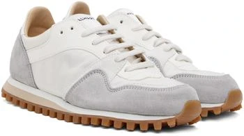 商品Spalwart|White & Gray Marathon Trail Sneakers,价格¥1287,第3张图片详细描述