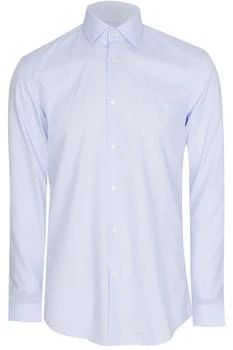 商品Hugo Boss|Hugo Ismo Slim-Fit Cotton Shirt Blue ,价格¥611,第4张图片详细描述