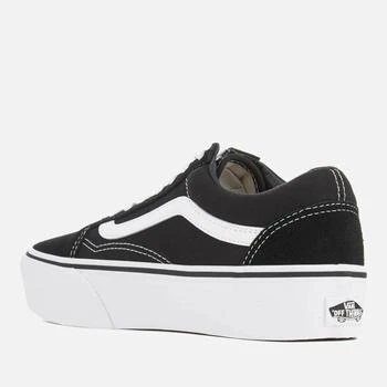 商品Vans|Vans Women's Old Skool Platform Trainers - Black/White,价格¥487,第4张图片详细描述