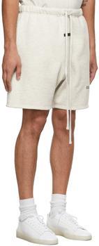 商品Essentials|Off-White Fleece Shorts,价格¥575,第3张图片详细描述