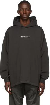 商品Essentials|Black Relaxed Hoodie ,价格¥683,第3张图片详细描述