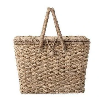 商品Bloomingville  |Bankuan grass basket with lid ,价格¥497,第2张图片详细描述