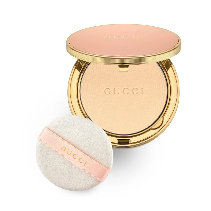 商品Gucci|GUCCI/古驰 BEAUTY #01 / POUDRE DE BEAUTE MAT NATUREL 丝润凝光粉饼｜包邮【香港直发】,价格¥525,第1张图片