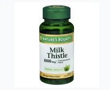 商品Nature's Bounty|Milk Thistle 1000 mg Herbal Supplement Softgels,价格¥58,第1张图片