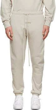 商品Essentials|Beige Fleece Lounge Pants,价格¥719,第1张图片