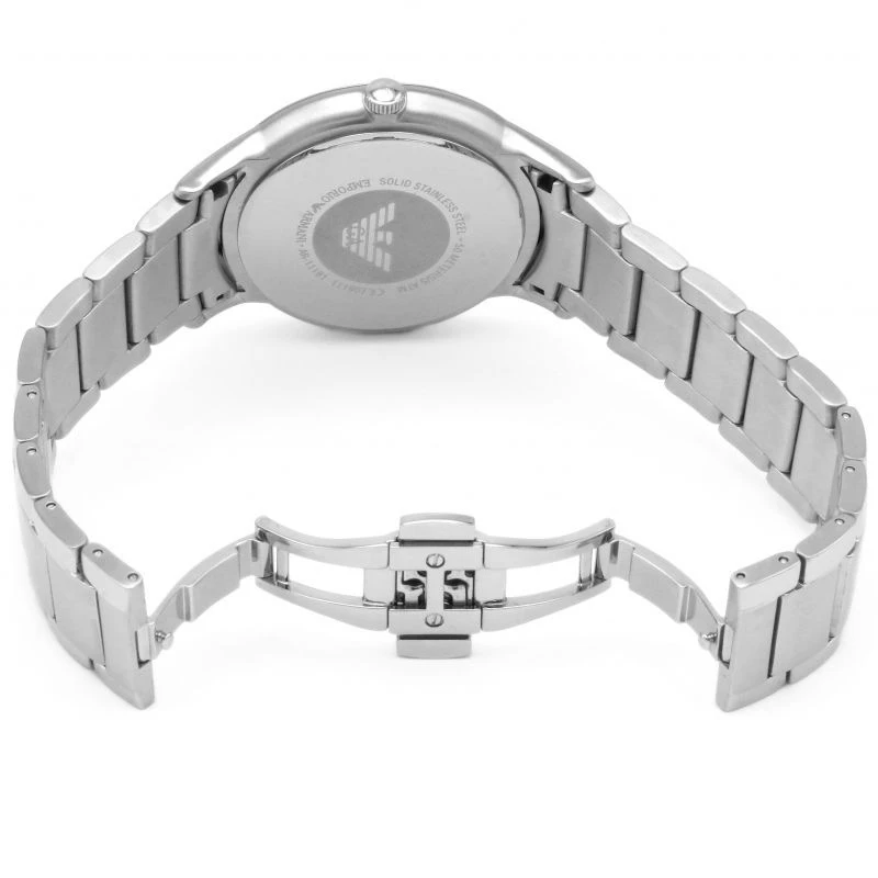 商品Emporio Armani|Emporio Armani Renato Quartz Black Dial Stainless Steel Men's Watch AR11181｜包邮【G纽约直发】,价格¥1193,第5张图片详细描述