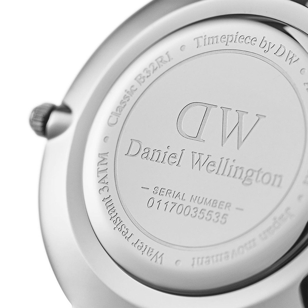 商品Daniel Wellington|包邮 |  32mm白色表盘银色表壳银色链条表带石英表 DW00100164（预计 1 周发货）【Z洛杉矶直发】,价格¥828,第5张图片详细描述