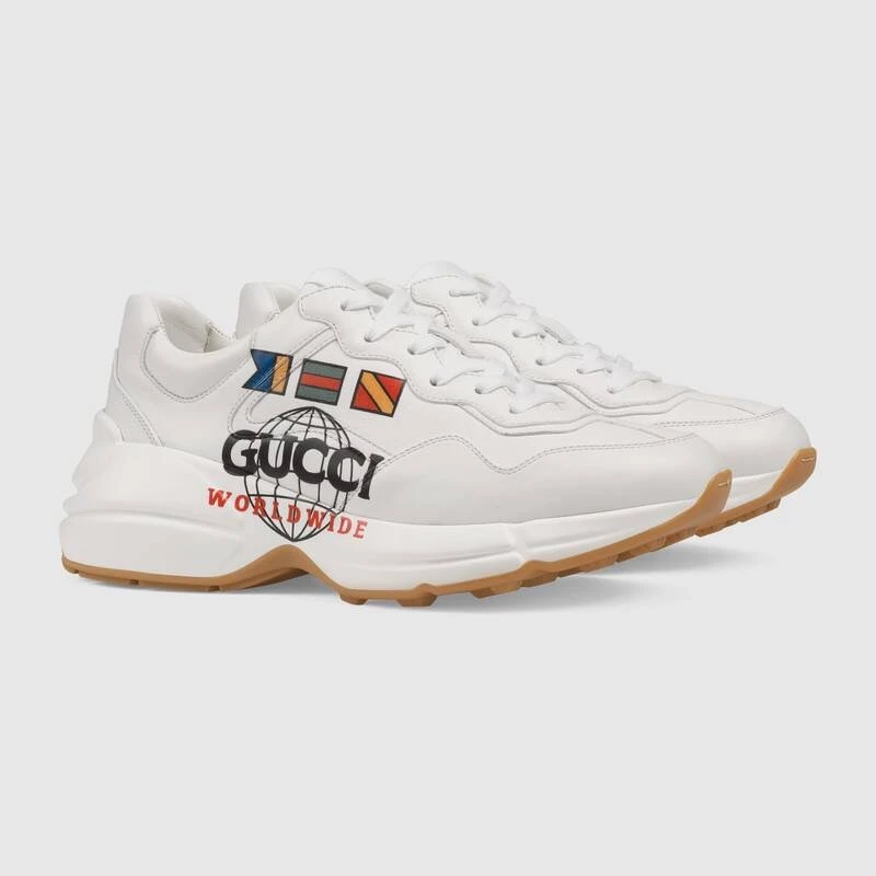 商品Gucci|女士老爹鞋地球字母款（预计20天左右发货）,价格¥5476,第1张图片