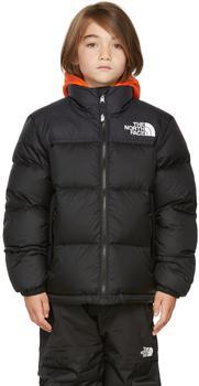 商品The North Face|Kids Black Down Retro Nuptse Jacket ,价格¥1209,第1张图片