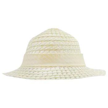 商品Caramelo Kids  |Striped Bow Hat White & Lemon ,价格¥43,第1张图片