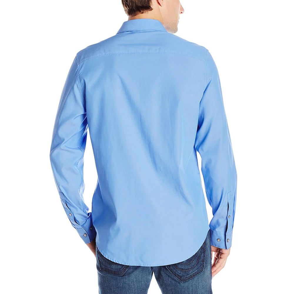商品Calvin Klein|包邮 | 男士液态棉衬衫 40QW185-442（预计一周发货）【Z洛杉矶直发】,价格¥403,第2张图片详细描述