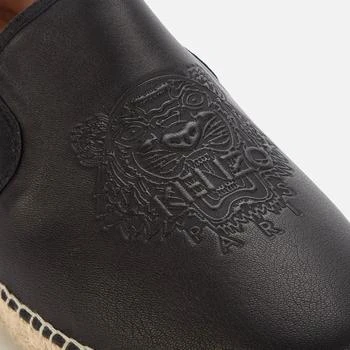 商品Kenzo|KENZO Men's Elastic Leather Tiger Espadrilles - Black ,价格¥1179,第4张图片详细描述