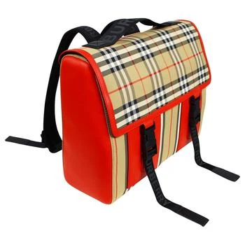 商品Burberry|Satchel Bright Military Red & Beige,价格¥2638,第3张图片详细描述