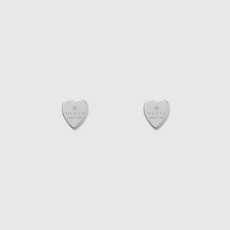 商品Gucci|Heart earrings with Gucci trademark YBD22399000100U｜包邮【Z洛杉矶直发】,价格¥1390,第1张图片
