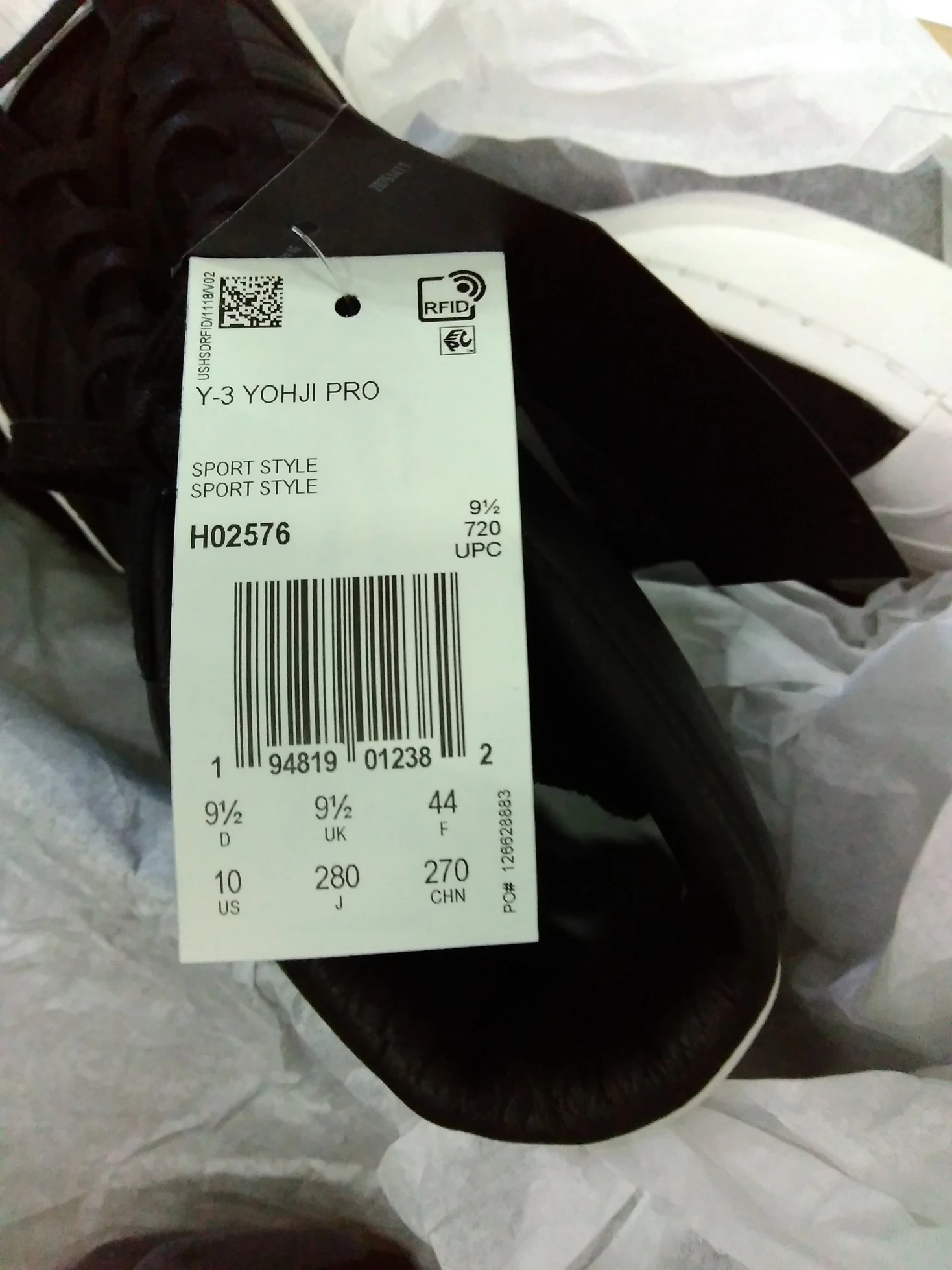 商品Y-3|Y-3 贝壳头 高帮运动休闲鞋Sneakers ,价格¥1849,第2张图片详细描述