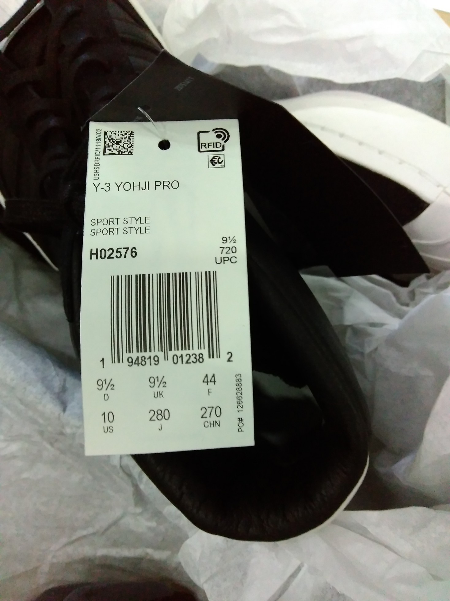 商品Y-3|Y-3 贝壳头 高帮运动休闲鞋Sneakers ,价格¥1768,第2张图片详细描述