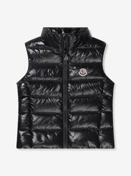 商品Moncler|Moncler Black Kids Down Padded Ghany Gilet,价格¥2072,第1张图片