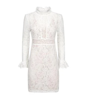 商品Maje|Paisley Lace Mini Dress ,价格¥1386,第1张图片