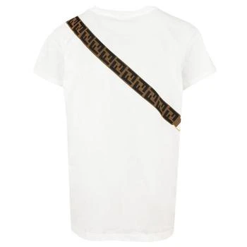 商品Fendi|Bag Print T Shirt White & Pink,价格¥1840,第3张图片详细描述