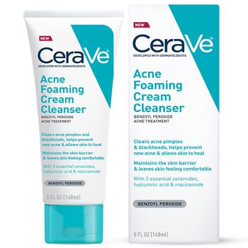 Acne Foaming Cream Face Cleanser for Sensitive Skin商品第1张图片规格展示