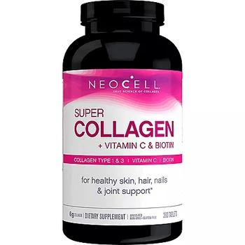 商品 NeoCell|NeoCell Super Collagen + Vitamin C & Biotin (360ct.) ,价格¥221,第2张图片详细描述