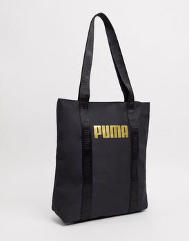 Puma shopper bag in black商品第1张图片规格展示
