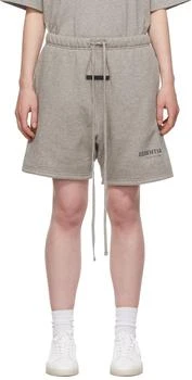 商品Essentials|Grey Fleece Sweat Shorts,价格¥579,第1张图片