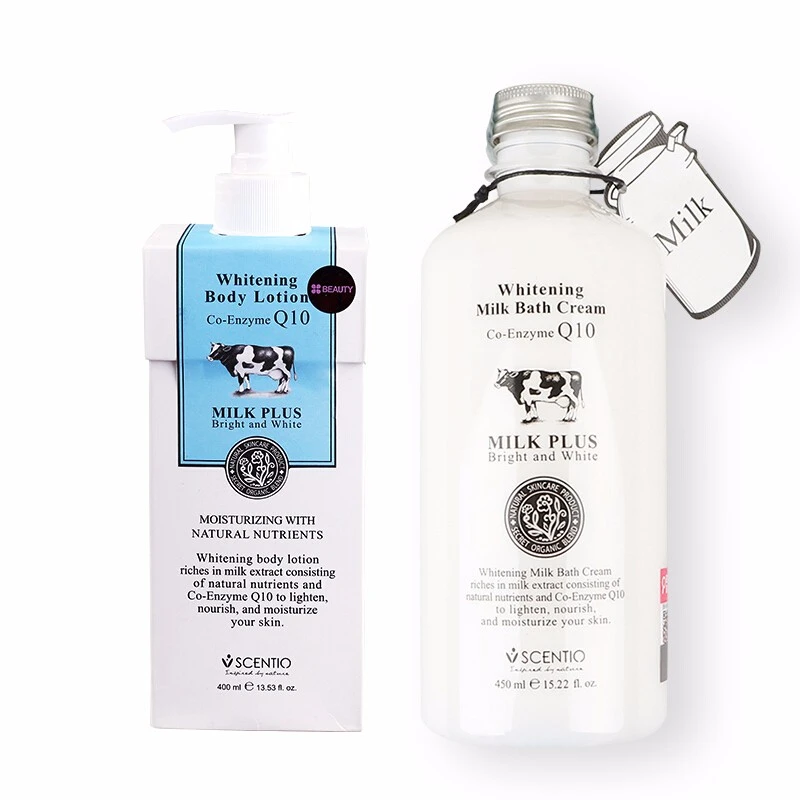 商品BEAUTY BUFFET|包邮｜BEAUTY BUFFET Q10牛奶身体乳400ML+牛奶沐浴露450ML 组合装【香港直发】,价格¥139,第1张图片