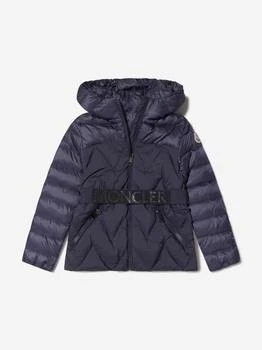 商品Moncler|Moncler Navy Girls Down Padded Arialda Jacket,价格¥2140,第2张图片详细描述
