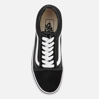 Vans Women's Old Skool Platform Trainers - Black/White商品第3张图片规格展示