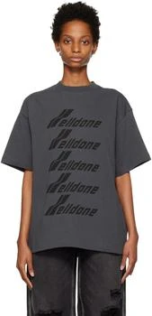 商品We11done|Gray Selldone T-Shirt,价格¥580,第1张图片