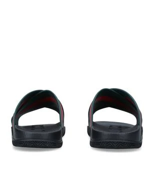 商品Gucci|Agrado Web Stripe Slides,价格¥2584,第2张图片详细描述