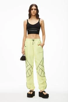 商品alexanderwang|亚历山大·王 罗纹平纹针织徽标弹性文胸,价格¥1161,第2张图片详细描述