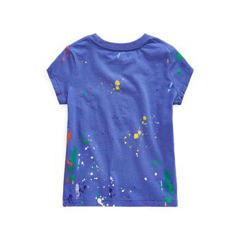商品Ralph Lauren|Toddler Girls Polo Bear Jersey T-shirt ,价格¥130,第2张图片详细描述