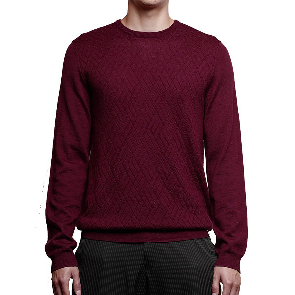 商品Calvin Klein|包邮 | 男士圆领羊毛衫 40QS346-602（预计一周发货）【Z洛杉矶直发】,价格¥364,第1张图片