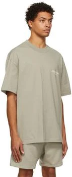 商品Essentials|Green Cotton Jersey T-Shirt,价格¥400,第2张图片详细描述