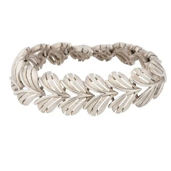 商品[二手中古商品] Susan Caplan Vintage|[二手中古商品]1960s vintage trifari brushed leaf bracelet ,价格¥998,第1张图片