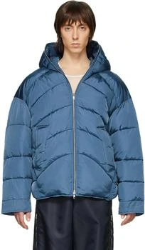 商品Random Identities|Blue Duvet Puffer Jacket  男款 羽绒夹克 蓝色,价格¥708,第2张图片详细描述